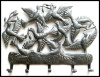 Metal Wall Art, Wall Hook, Metal Wall Decor, Birds, Metal Art, Haitian Metal Art